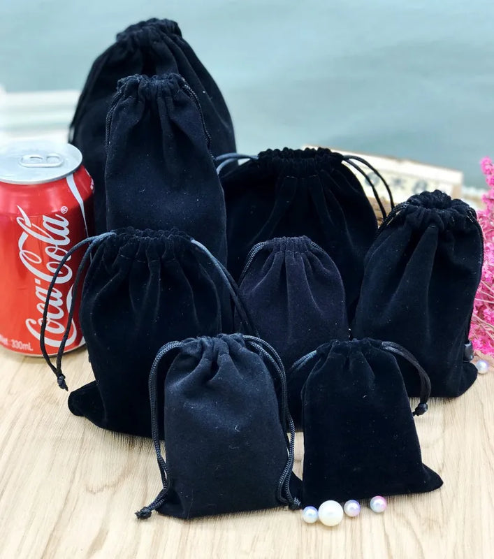 20pcs Velvet Jewelry Gift Bags Drawstring Wedding Christmas Gift Bags