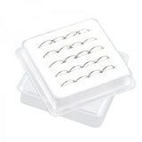 20pcs Boxed Nose Rings Hoops Body Piercing Jewelry for Single Piercing