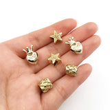 20pcs Crown Bracelet Charm Beads for Jewelry Making DIY