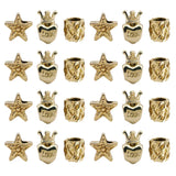 20pcs Crown Bracelet Charm Beads for Jewelry Making DIY