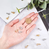 20pcs Brass Micro Pave CZ Ice Pick Bails Clasp for DIY Earrings Jewelry