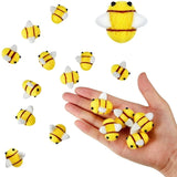 20pcs Bumble Bee Non-woven Mini Craft Doll Hanging Decor Xmas Tree Wall Room