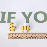 20pcs Bumble Bee Non-woven Mini Craft Doll Hanging Decor Xmas Tree Wall Room