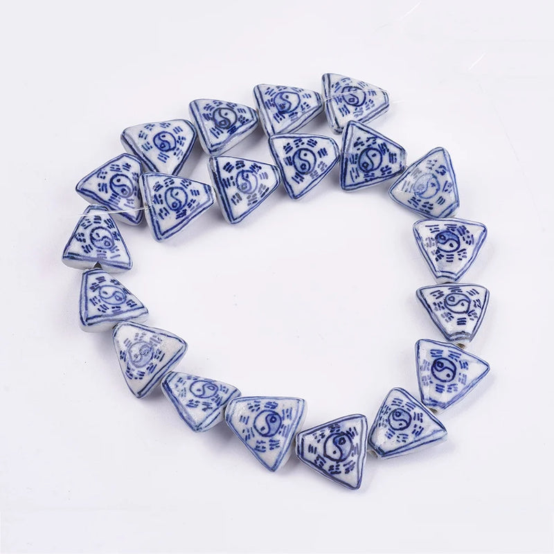 20pcs Ceramic Beads for Jewelry Making DIY Bracelet Necklace Spacer Beads