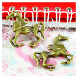20pcs Horse Steed Charms 32*29MM Antique Bronze DIY Jewelry Making Pendants