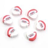 20pcs Clay Santa Claus Beads Jewelry Making Women DIY Accessories