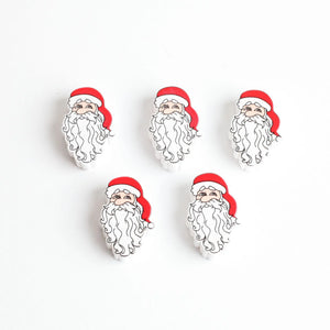 20pcs Christmas Hemp Rope Tassel Wood Bead String Home Decor Accessories