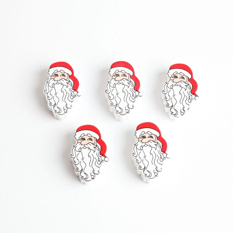 20pcs Christmas Hemp Rope Tassel Wood Bead String Home Decor Accessories