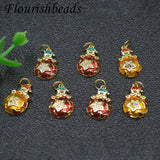 20pcs Christmas Santa Pendant for DIY Earring Bracelet Charms