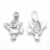 20pcs Christmas Alloy Snowman Tree Stockings Pendants for Jewelry Making