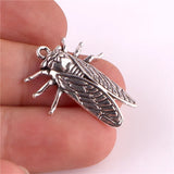 20pcs Cicada Charms DIY Metal Zinc Alloy Charms Animals Pendant 23251