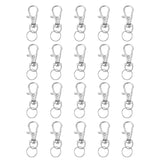 20pcs Key Chain Ring Lobster Clasp Clips Key Hooks for DIY Jewelry Tools