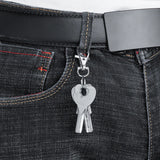 20pcs Key Chain Ring Lobster Clasp Clips Key Hooks for DIY Jewelry Tools