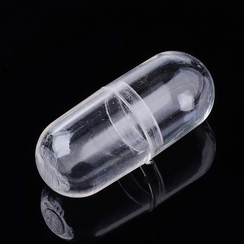 20pcs Mini Portable Plastic Bead Containers for Jewelry Making 24x10.5mm