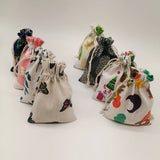 20pcs Cloth Jute Bag Sack Cotton Bag Drawstring Burlap Bag Jewelry Bags Pouch