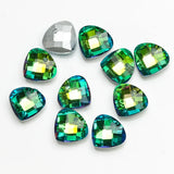 20pcs Colorful Crystal Charms Pendant Glass Beads DIY Earing Jewelry Making