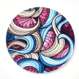 20pcs Colorful Wooden Big Pendants for Jewelry Making, Round Flat 60x2.5mm