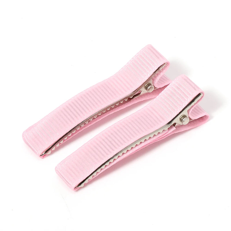 20pcs Fabric Hairpin Base Hair Clip Settings Diy Girls Bow Hairpins Accessories