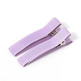 20pcs Fabric Hairpin Base Hair Clip Settings Diy Girls Bow Hairpins Accessories