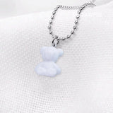 20pcs Colorful Resin Bear Charms for DIY Jewelry Making