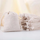 20pcs Cotton Double Drawstring Reusable Muslin Gift Candy Favor Bag