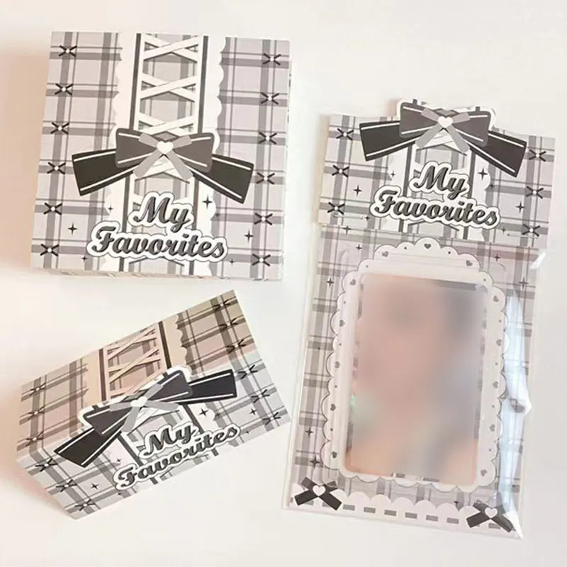 20pcs Cat Claw Bow Cake Packing Card for DIY Jewelry Display Gift Decoration