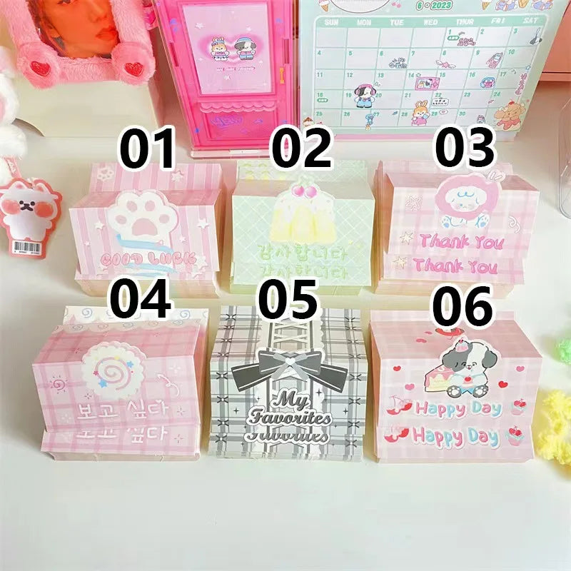 20pcs Cat Claw Bow Cake Packing Card for DIY Jewelry Display Gift Decoration