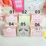 20pcs Cat Claw Bow Cake Packing Card for DIY Jewelry Display Gift Decoration