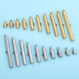 20pcs Stainless Steel Crimp End Beads Slide On Clasp Tubes for Jewelry Making