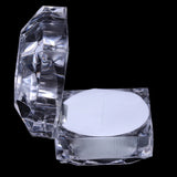 Crystal Portable Transparent Rings Earring Display Box Wedding Jewelry Package