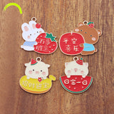 20pcs Animal Cartoon Charm Alloy Metal Charms Pendant For DIY