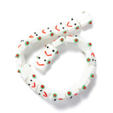 20pcs Robot Head Lampwork Glass Beads for DIY Jewelry Making
