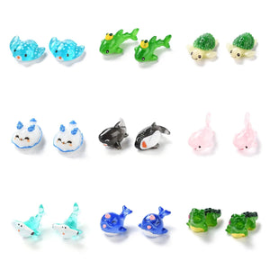 20pcs Mini Marine Animal Resin Cabochons DIY Jewelry Craft Decoration