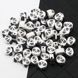 20pcs Panda Polymer Clay Beads for Jewelry Making DIY Bracelet Necklace