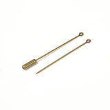 20pcs DIY Brooch Pin Base 50/70mm Long Jewelry Making Components