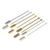 20pcs DIY Brooch Pin Base 50/70mm Long Jewelry Making Components