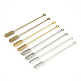 20pcs DIY Brooch Pin Base 50/70mm Long Jewelry Making Components