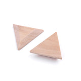 20pcs Wood Triangle Beads for Jewelry Making Findings Material