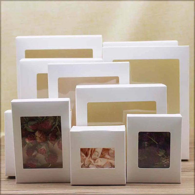 20pcs DIY Christmas Cake Packaging for Wedding Party Muffin Box