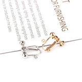 20pcs Pure Copper Large Screw Ear Clips without Pierced Head Screws