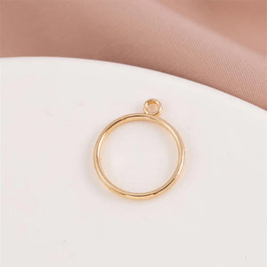 20pcs DIY Earrings & Accessories w/ Hollow Circle, Retention 1yr