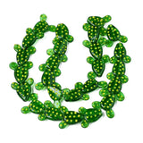 20pcs Dark Green Cactus Lampwork Glass Beads for DIY Jewelry