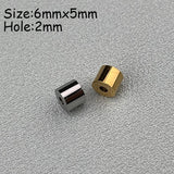 20pcs Engravable Circle Bead Stainless Steel Beads 2mm Hole Different Sizes