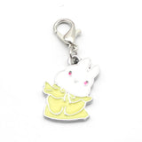 20pcs Enamel Black Rabbit Charms for Jewelry Making DIY Pendants Earrings