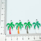 20pcs Coconut Tree Charms for DIY Jewelry Making