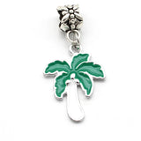 20pcs Coconut Tree Charms for DIY Jewelry Making