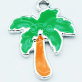 20pcs Coconut Tree Charms for DIY Jewelry Making