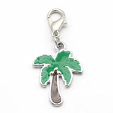 20pcs Coconut Tree Charms for DIY Jewelry Making
