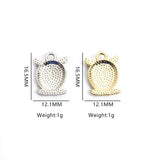 20pcs Owl Charms for DIY Jewelry Making Earrings Necklace Bracelet