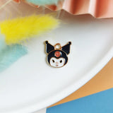 20pcs Enamel Clover Cartoon Metal Charms for Jewelry Making Earrings Pendant